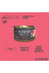 Schesir After Dark Pate Tavuk Etli Ve Sığır Etli Tahılsız Yetişkin Kedi Konservesi 80 gr - Thumbnail