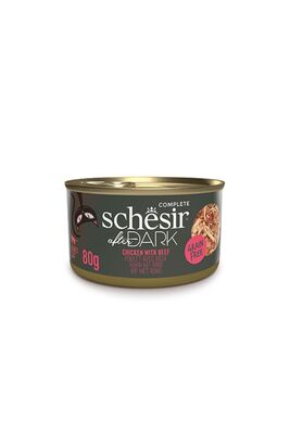 Schesir - Schesir After Dark Sos Içinde Tavuk Etli Ve Sığır Etli Tahılsız Yetişkin Kedi Konservesi 80 gr