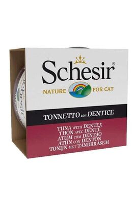 Schesir - Schesir Jelly Ton Balıklı Ve Sinarit Balıklı Kedi Konservesi 85 gr