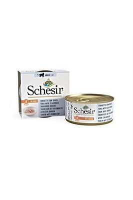Schesir - Schesir Sos Içinde Ton Balıklı Ve Çipuralı Yetişkin Kedi Konservesi 70 gr