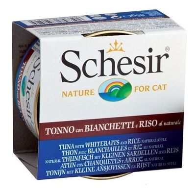 Schesir - Schesir Suda Pişirilmiş Ringa ve Ton Balıklı Kedi Konservesi 85gr