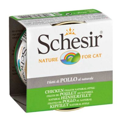 Schesir - Schesir Tavuk Fileto Soslu Kedi Konservesi 85 Gr