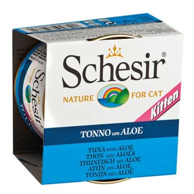 Schesir - Schesir Ton Balıklı Aloe Yavru Kedi Konservesi 85 Gr