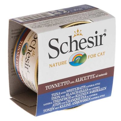 Schesir - Schesir Ton Balıklı Hamsili Pirinçli Kedi Konservesi 85 Gr