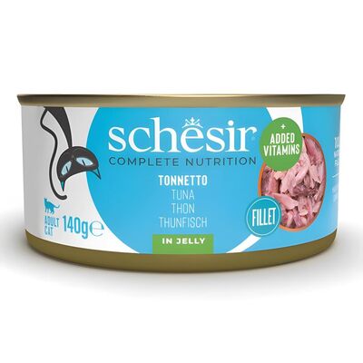 Schesir - Schesir Ton Balıklı Jöleli Konserve Kedi Maması - 140 gr