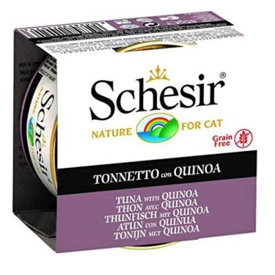 Schesir - Schesir Ton Balıklı ve Kinoalı Tahılsız Kedi Konservesi 85 Gr