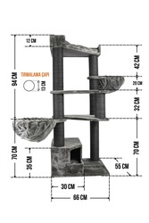 Shangai Tırmalamalı Kedi Evi - Thumbnail