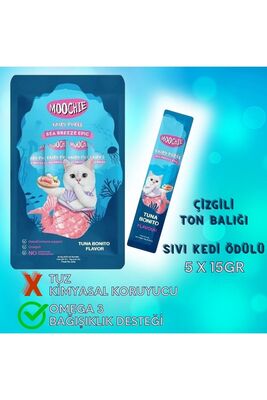 MOOCHIE - Sıvı Kedi Ödülü Ton-palamut 5x15 gr