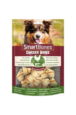 8in1 Delights - Smart Bones Smartbones Tavuk Klasik Kemik Çiğneme - Köpek Snacks - Tavuk 18 Parça Mini