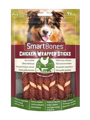 SmartBones - Smartbones Tavuk Sargılı Stick Mini Köpek Ödülü 9 Adet