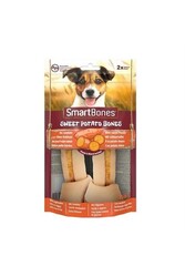 SmartBones Tavuk Ve Tatlı Patatesli Medium Düğüm Kemik Köpek Ödülü 2'li 158 gr - Thumbnail