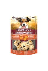 SmartBones Tavuk Ve Tatlı Patatesli Mini Düğüm Kemik Köpek Ödülü 128 gr - Thumbnail