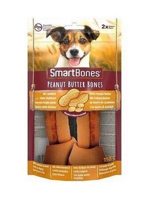 SmartBones - SmartBones Tavuklu Fıstık Ezmeli Medium Düğüm Kemik Köpek Ödülü 2'li 158 Gr