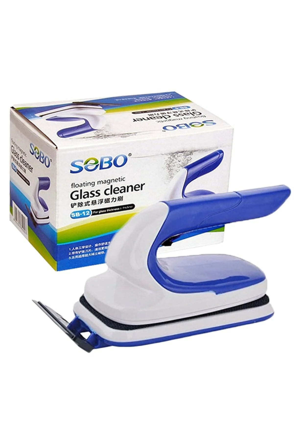 sobo - Sobo Tutmalı Mıknatıslı Akvaryum Sileceği 850021