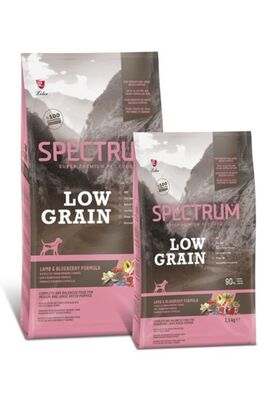 Spectrum - Spectrum Low Grain Orta-Büyük Irk Yavru Köpek Maması Kuzu Etli&Yaban Mersinli 12+2 kg