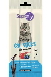 Supreme Cat Kuzu Ve Yaban Mersinli Ödül Çubuk 3x5 Gr - Thumbnail