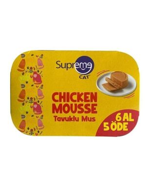 Supreme Dog - Supreme Cat Tavuklu Püre Yaş Kedi Konservesi 85 Gr 6 Al 5 Öde
