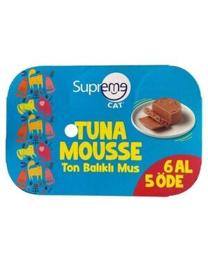 Supreme Dog - Supreme Cat Ton Balıklı Püre Kedi Konservesi 85 Gr 6 Al 5 Öde