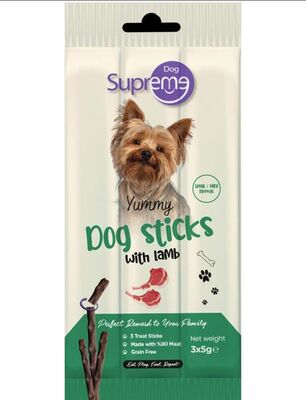 Supreme - Supreme Dog Kuzu Etli Ödül Çubuk 3x5 Gr