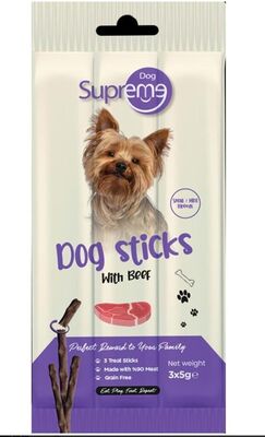 Supreme - Supreme Dog Sığır Etli Ödül Çubuk 3x5 Gr