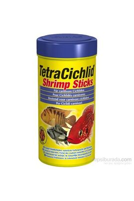 Tetra - Tetra Cichlid Shrimp Sticks Cichlid Çubuk Balık Yemi - Karidesli - 250ML