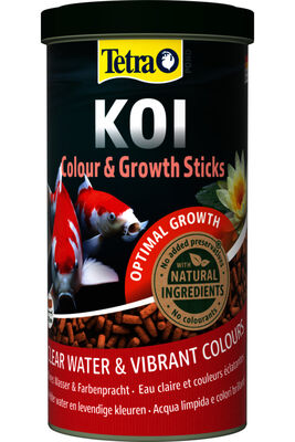Tetra - Tetra Koi Colour & Growth Sticks Renklendirici Çubuk Havuz Balıkları Yemi - 1LT
