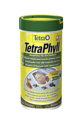 Tetra - Tetra Phyll Flakes Bitkisel Tropikal Balık Yemi - 250ML