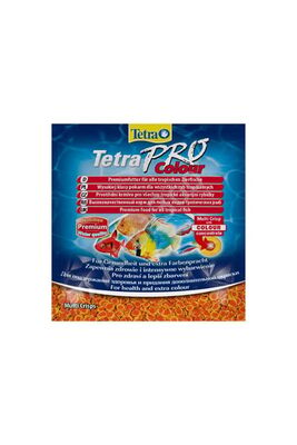 Tetra - Tetra Pro Colour Renklendirici Tropikal Balık Yemi - 12GR