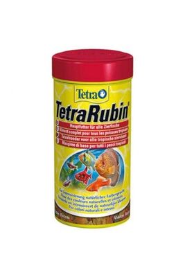 Tetra - Tetra Rubin Flakes Renklendirici Tropikal Pul Balık Yemi - 250ML