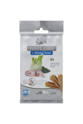N & D - TREAT ND BEYAZ KÖPEK DİŞ SAĞLIĞI ÖDÜLÜ WHİTE DOG SEA BASS FENN MINI 7 STICKS