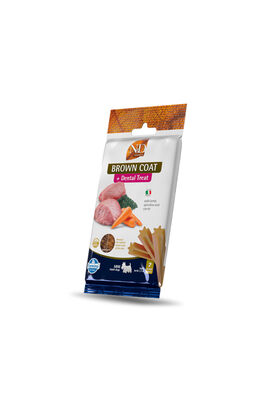 N & D - TREAT ND BROWN DOG LAMB CARROT SPIRUL AD MINI BROWN COAT DİŞ SAĞLIĞI KUZU ETİ SPİRULİNA VE HAVUÇ