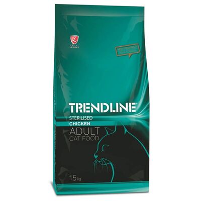 Trendline - Trendline Sterilised Tavuklu Kısırlaştırılmış Kedi Maması 15 kg