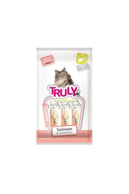 TRULY - Truly Delight Somonlu Ve Kızılcıklı Kedi Ödül Maması 14gr (5'li)