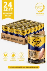 TUGZ Tavuklu Yetişkin Yaş Kedi Maması 400 Gram 24'lü Paket - Thumbnail