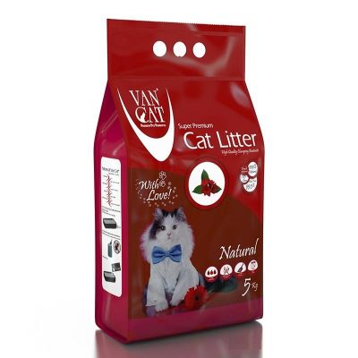 Vancat - VanCat Topaklanan Naturel Doğal Kalın Taneli Kedi Kumu 10 Kg