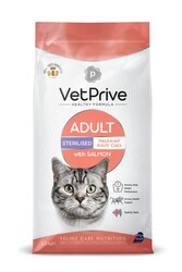 VetPrive Sterilised Somonlu Kısır Kedi Maması 1.5 Kg - Thumbnail