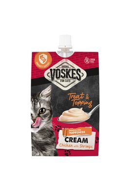 voskes - voskes Tavuk ve Karidesli Cream Kedi Ödülü 90gr 20368