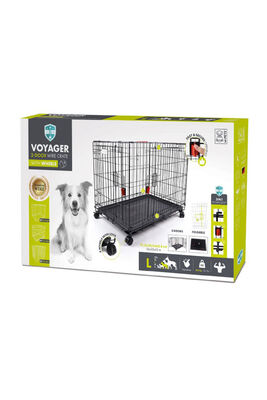 M Pets - Voyager İki Kapılı Tekerlekli Köpek Kafesi L 10451808