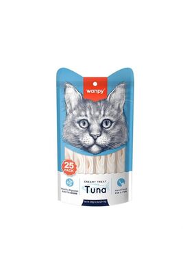 Wanpy - Wanpy Ton Balıklı Krema Kedi Ödülü 25x14 gr