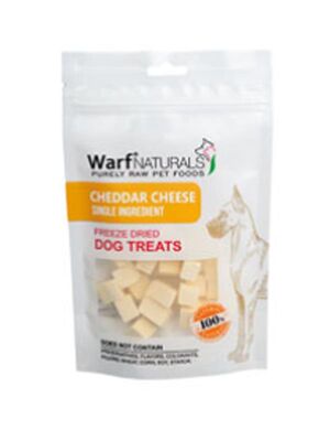 Warf Naturals - Warf Natural Dondurularak Kurutulmuş Köpek Ödülü Kaşar Peyniri 40 gr