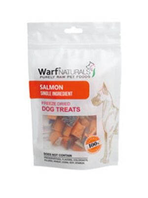 Warf Naturals - Warf Natural Dondurularak Kurutulmuş Köpek Ödülü Somon 40 gr