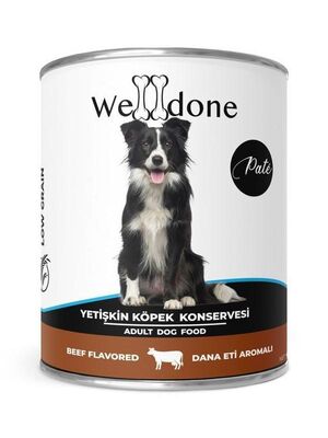 WELLDONE - Welldone Dana Etli Yetişkin Köpek Konservesi 400 gr