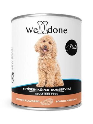 WELLDONE - Welldone Somonlu Yetişkin Köpek Konservesi 400 gr