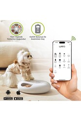 Wero Akıllı Kedi Köpek Yaş Mama Kabı , 6 Öğün Kedi Mama Dağıtıcısı, Evcil Hayvan Besleyici - Beyaz - Thumbnail