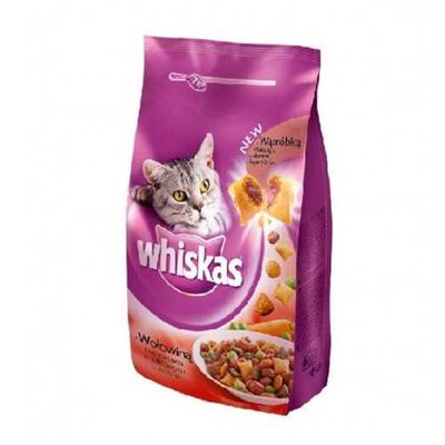 Whiskas - Whiskas Sığır Etli ve Sebzeli Yetişkin Kedi Maması 3,8kg