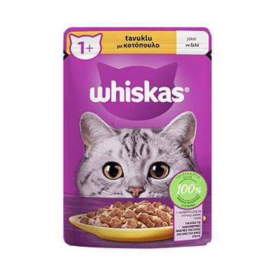 Whiskas - Whiskas Pouch Tavuklu Yetişkin Kedi Konservesi 85Gr