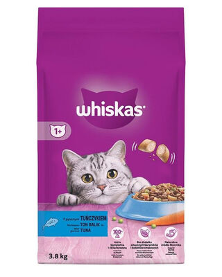 Whiskas - Whiskas Ton Balıklı Ve Sebzeli Kedi Maması 3.8 Kg