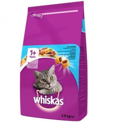 Whiskas - Whiskas Ton Balıklı ve Sebzeli Yetişkin Kedi Maması 3,8 kg