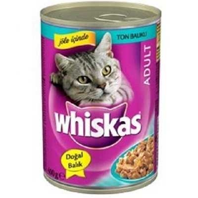 Whiskas - Whiskas Ton Balıklı Yetişkin Kedi Konservesi 400 Gr