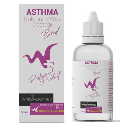 WhiteVeterinay - Whiteveterinay Asthma Bird 50 Ml ( Kuşlar İçin Solunum Yolu Desteği )